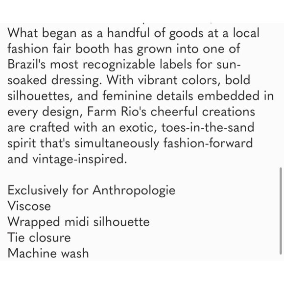 Farm Rio Contrast Wrap Midi Skirt Anthropologie Vibrant Banana Print XS beaded - Picture 8 of 16